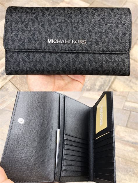 black michael kors jet set travel wallet|Michael Kors vanilla jet set.